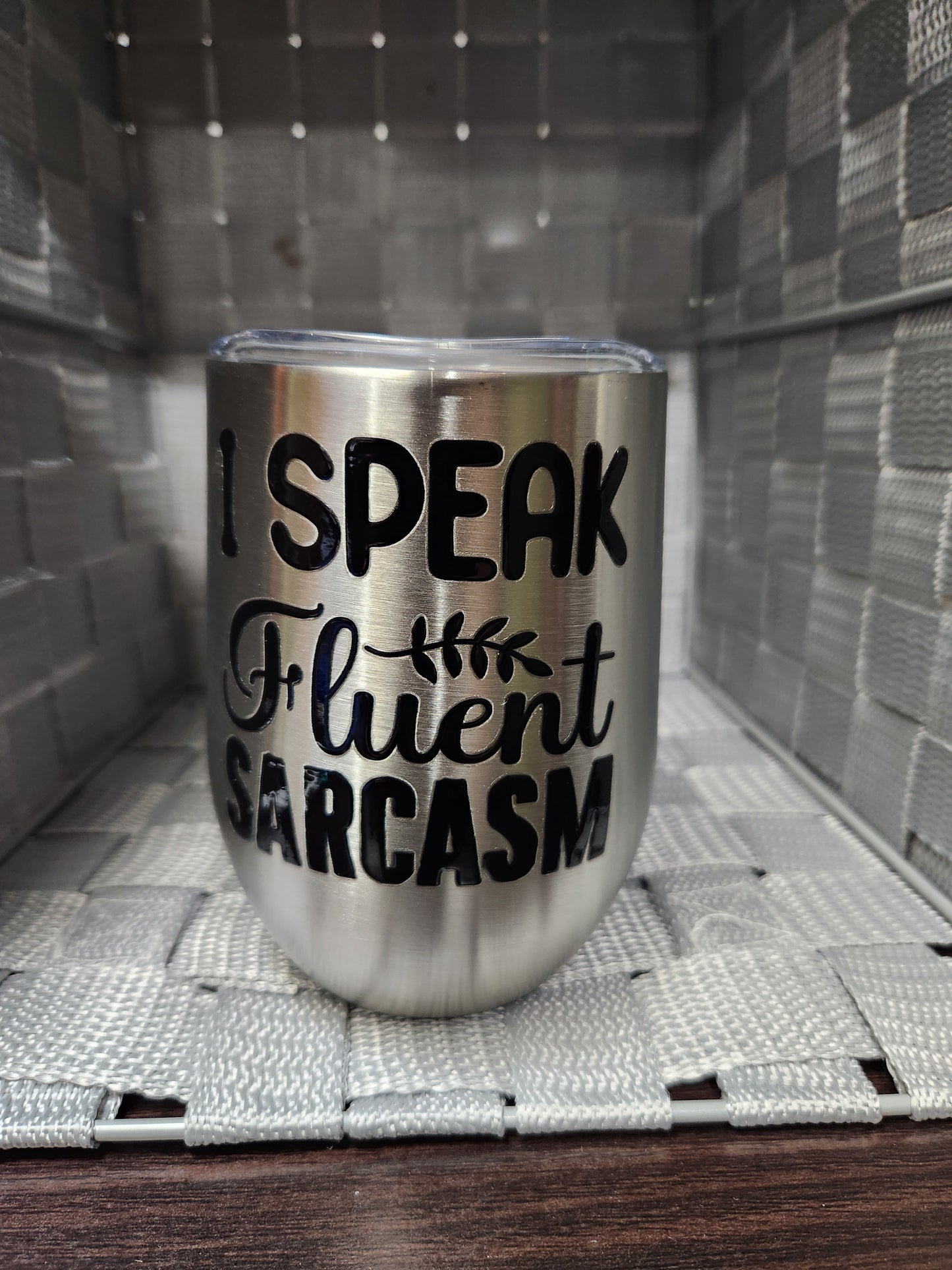 12oz Stainless Wine Glasses